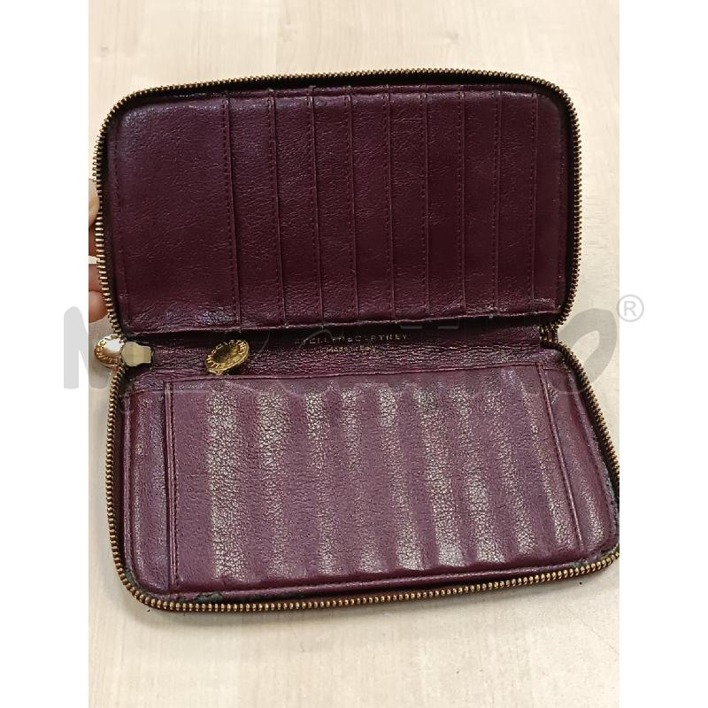 PORTA FOGLIO STELLA MC CARTNEY BORDEAUX INCROCCIATO  | Mercatino dell'Usato Torino tenivelli 4