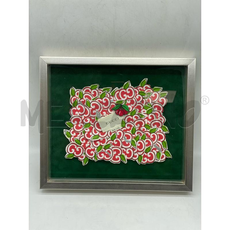 QUADRO GUCCI CORNICE ACCIAIO SATINATO | Mercatino dell'Usato Torino tenivelli 1
