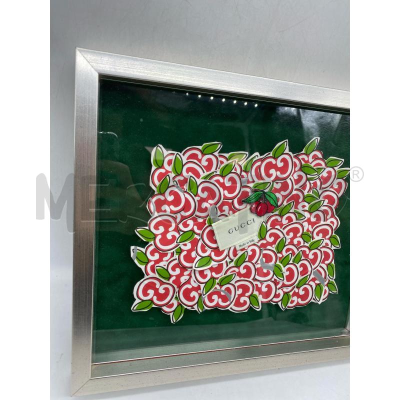 QUADRO GUCCI CORNICE ACCIAIO SATINATO | Mercatino dell'Usato Torino tenivelli 3