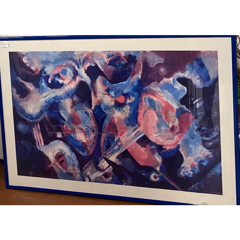 QUADRO STAMPA ASTRATTA 140 X 100 ARTISTI VARI | Mercatino dell'Usato Torino tenivelli 3
