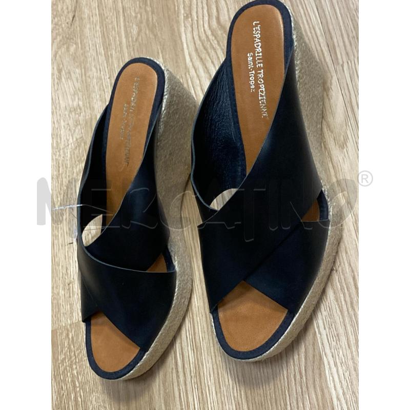 SABOT ZEPPA L'ESPADRILLE TROPEZIENE NERE  | Mercatino dell'Usato Torino tenivelli 1