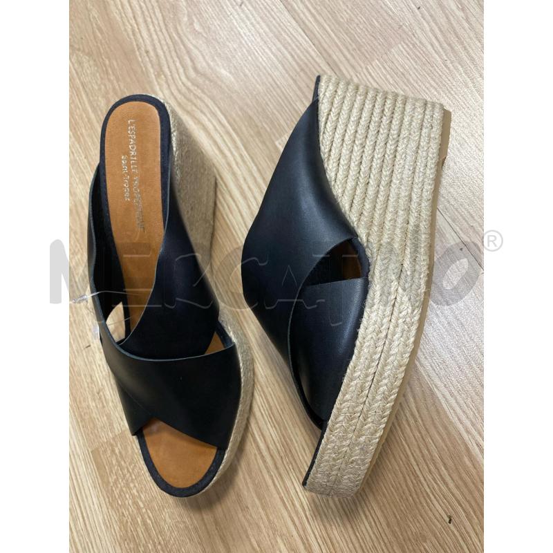 SABOT ZEPPA L'ESPADRILLE TROPEZIENE NERE  | Mercatino dell'Usato Torino tenivelli 2