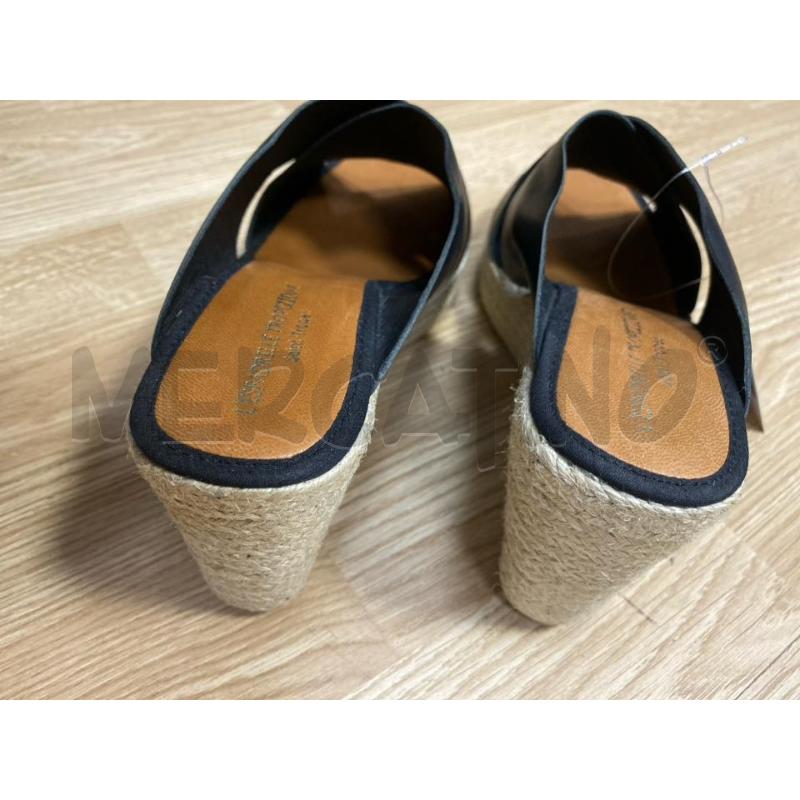 SABOT ZEPPA L'ESPADRILLE TROPEZIENE NERE  | Mercatino dell'Usato Torino tenivelli 3