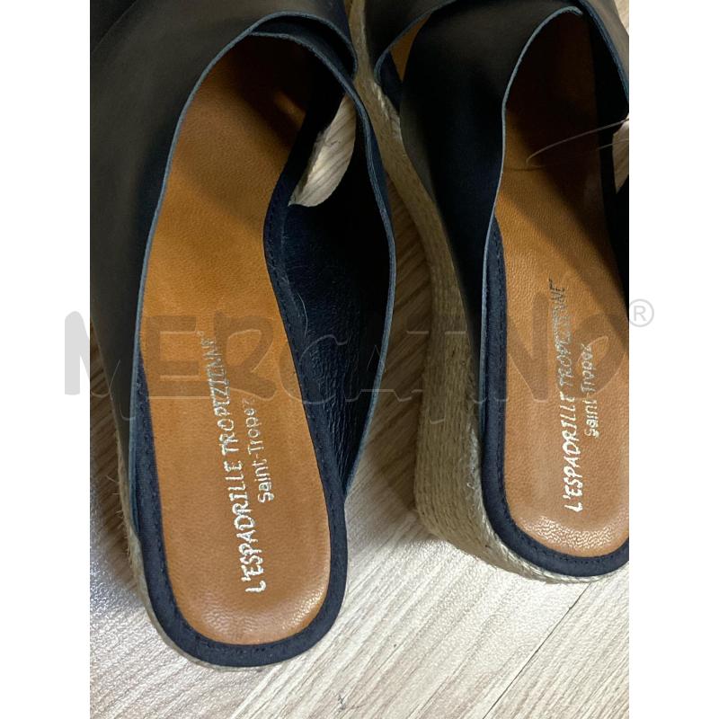 SABOT ZEPPA L'ESPADRILLE TROPEZIENE NERE  | Mercatino dell'Usato Torino tenivelli 4