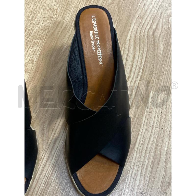 SABOT ZEPPA L'ESPADRILLE TROPEZIENE NERE  | Mercatino dell'Usato Torino tenivelli 5