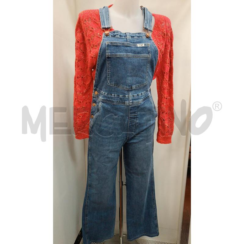 SALOPETTE DONNA WRANGLER DI JEANS LAVVAGGIO CLASSICO  | Mercatino dell'Usato Torino tenivelli 1