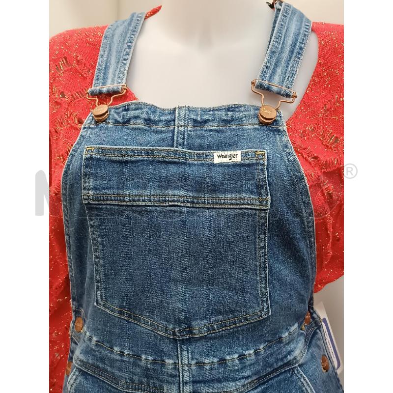 SALOPETTE DONNA WRANGLER DI JEANS LAVVAGGIO CLASSICO  | Mercatino dell'Usato Torino tenivelli 2