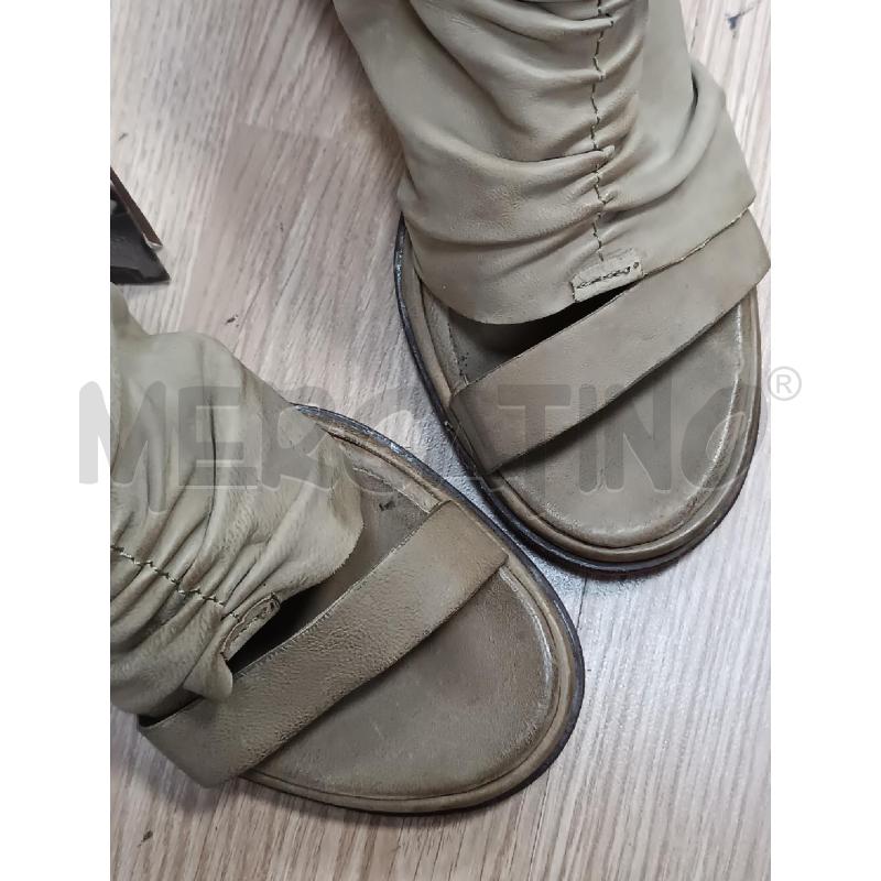 SANDALI DONNA A.S. 98 PELLE BEIGE E TACCO 8CM  | Mercatino dell'Usato Torino tenivelli 4