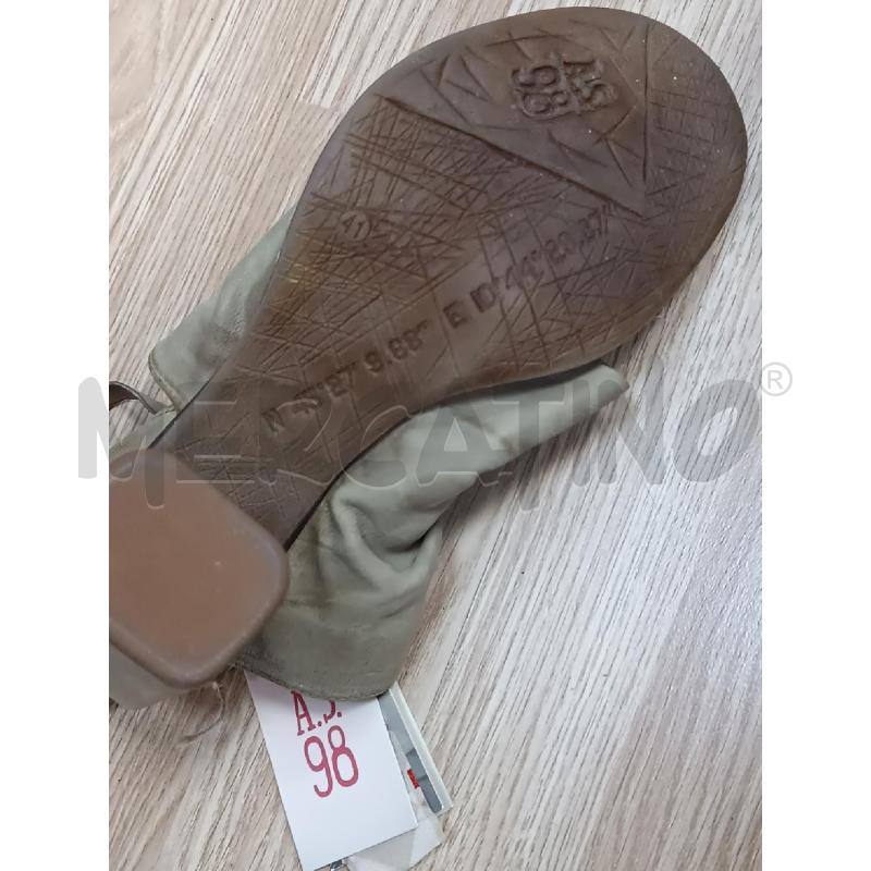SANDALI DONNA A.S. 98 PELLE BEIGE E TACCO 8CM  | Mercatino dell'Usato Torino tenivelli 5
