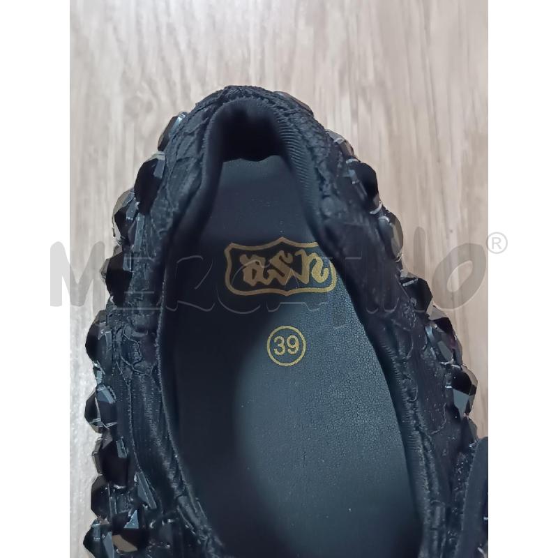 SANDALI DONNA ASH NERO CON STRASS  | Mercatino dell'Usato Torino tenivelli 4