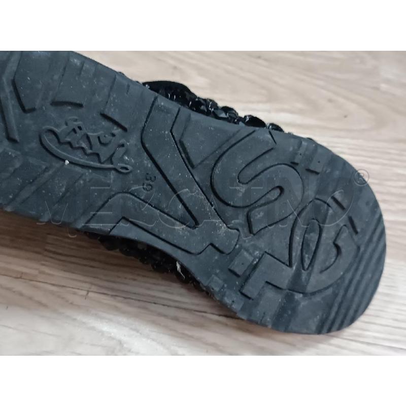 SANDALI DONNA ASH NERO CON STRASS  | Mercatino dell'Usato Torino tenivelli 5