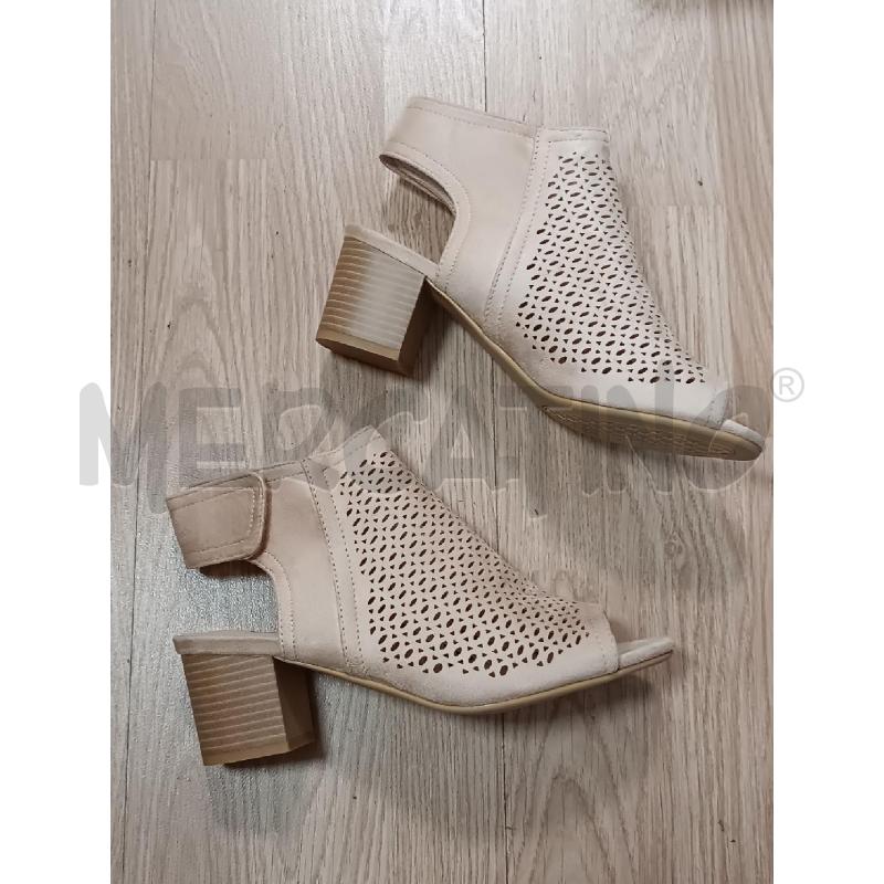 SANDALI DONNA CAFE COST BEIGE TRAFORATO  | Mercatino dell'Usato Torino tenivelli 2