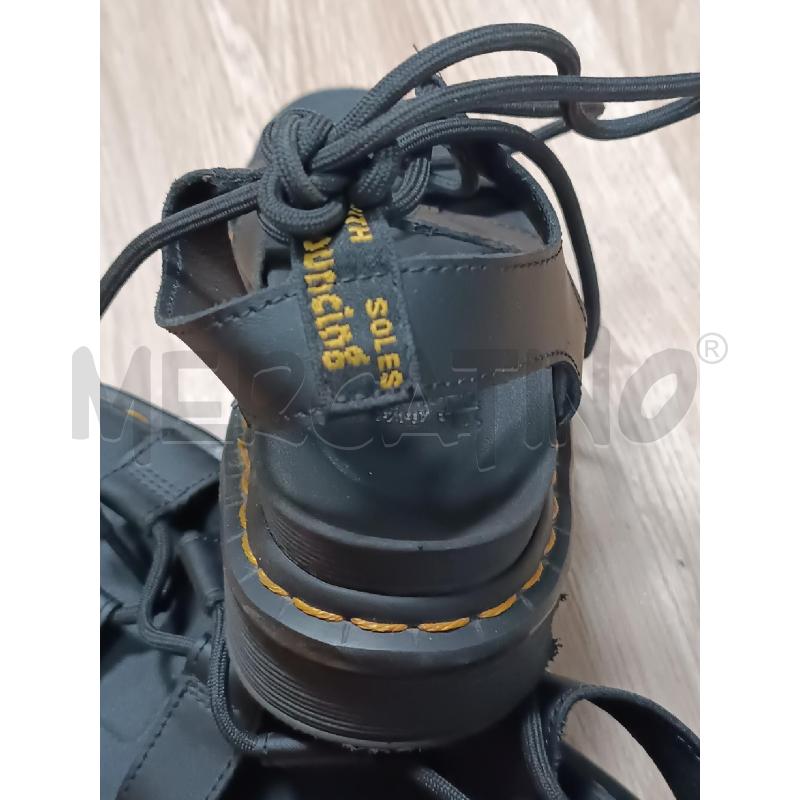SANDALI DONNA DR MARTENS PELLE NERA MORBIDA LEGGERISSIMI | Mercatino dell'Usato Torino tenivelli 4