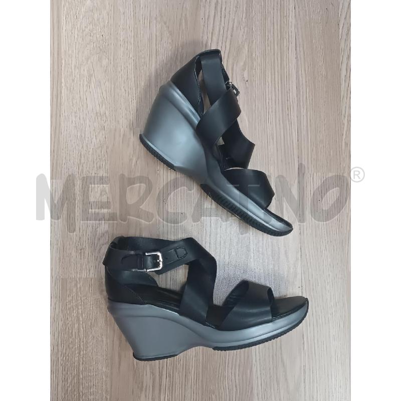 SANDALI DONNA HOGAN GRIGIO NERO  | Mercatino dell'Usato Torino tenivelli 1