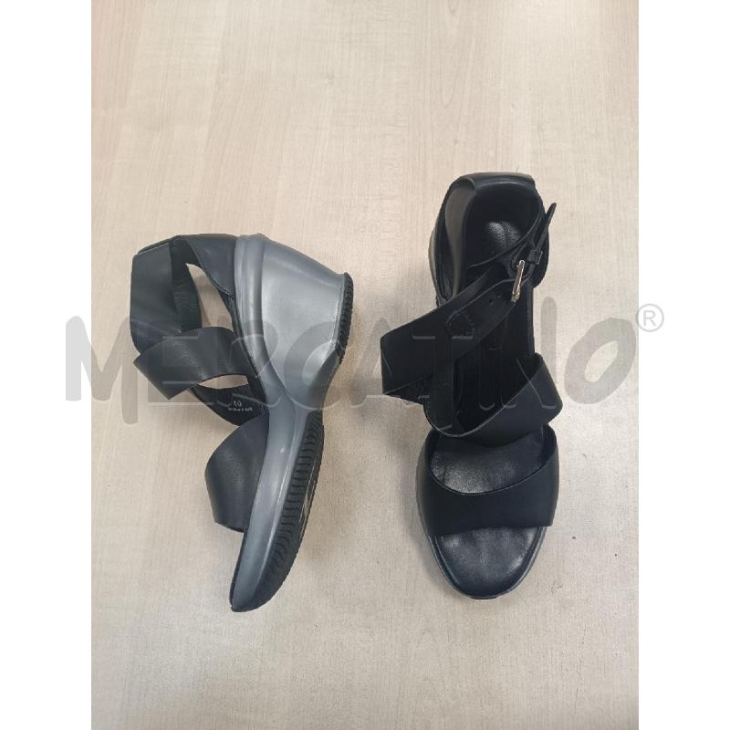 SANDALI DONNA HOGAN GRIGIO NERO  | Mercatino dell'Usato Torino tenivelli 3