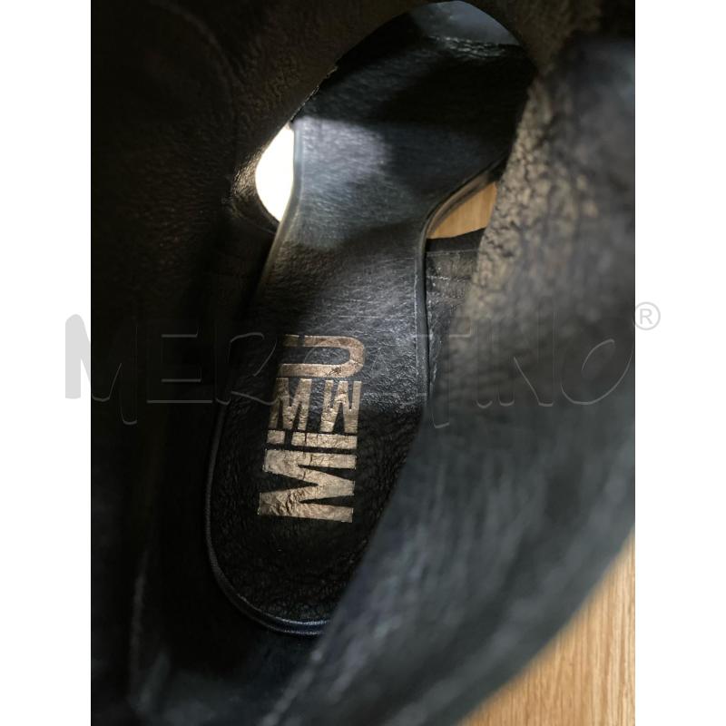SANDALI DONNA MIMMU NERE TACCO 8CM QUADRATO  | Mercatino dell'Usato Torino tenivelli 4