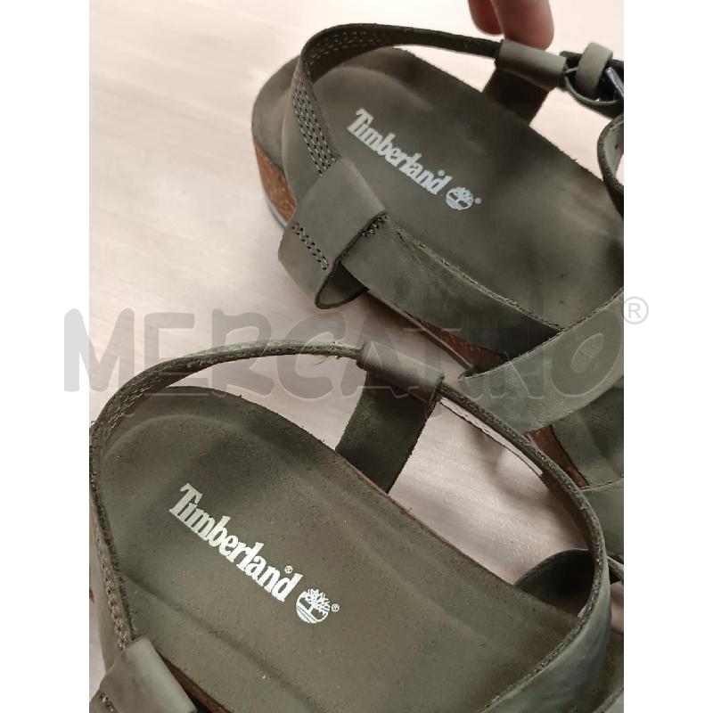 SANDALI DONNA TIMBERLAND VERDE  | Mercatino dell'Usato Torino tenivelli 3