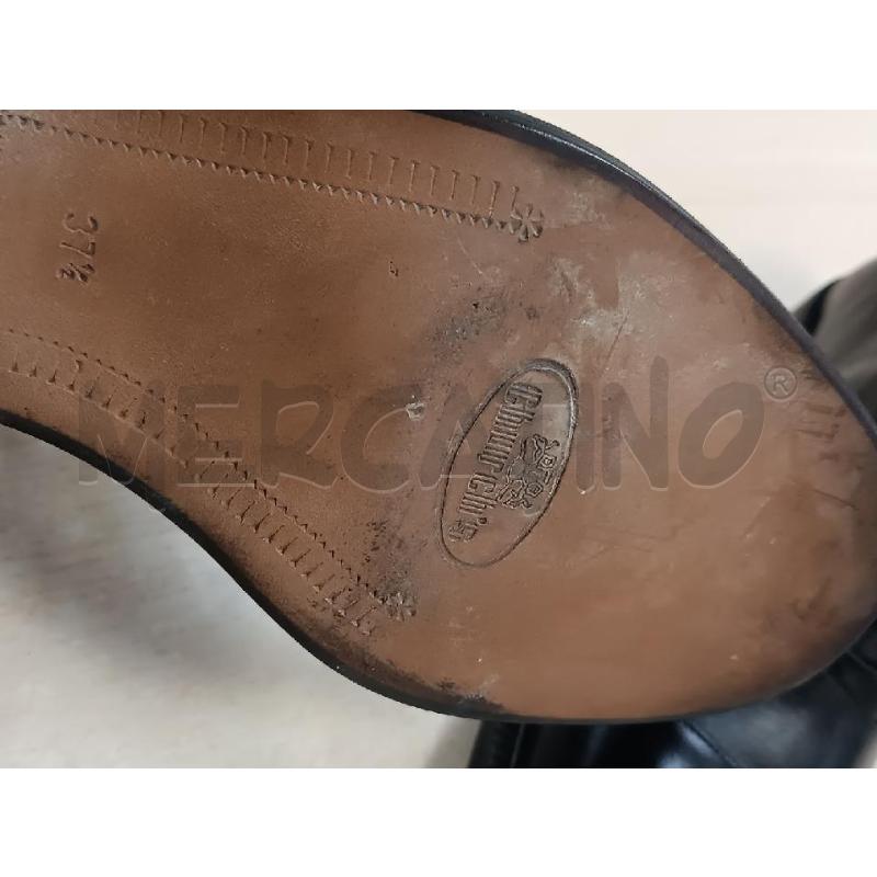 SCARPE DONNA CHURCH'S NERE INTERNO MARRONE  | Mercatino dell'Usato Torino tenivelli 4
