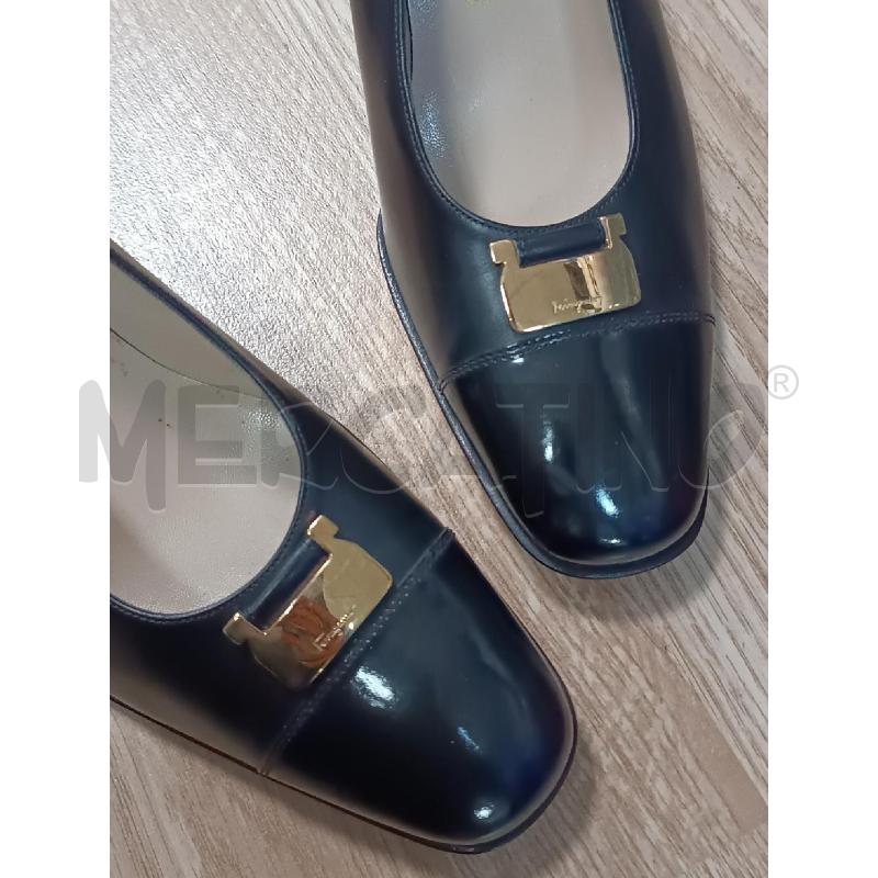 SCARPE DONNA FERRAGAMO NERI PUNTA VERNICE  | Mercatino dell'Usato Torino tenivelli 5