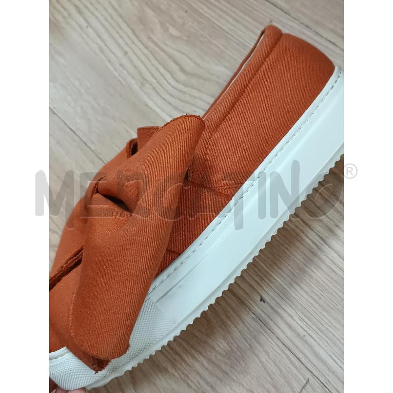 SCARPE DONNA LIVIA'S BOW TELA ARANCIONE FIOCCO DAVANTI | Mercatino dell'Usato Torino tenivelli 3