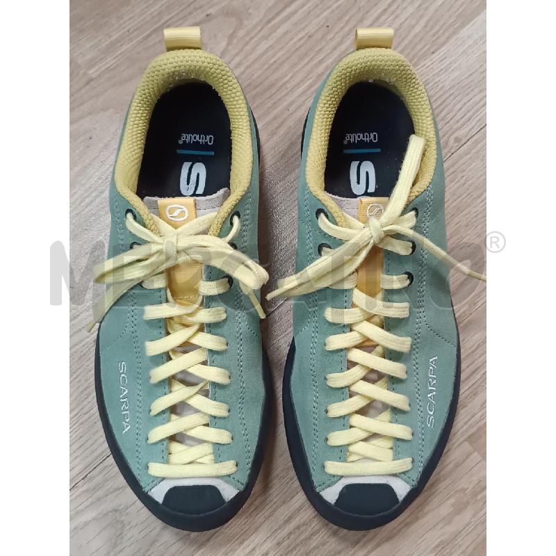 SCARPE DONNA SCARPA VERDE SALVIA E GIALLO  | Mercatino dell'Usato Torino tenivelli 1
