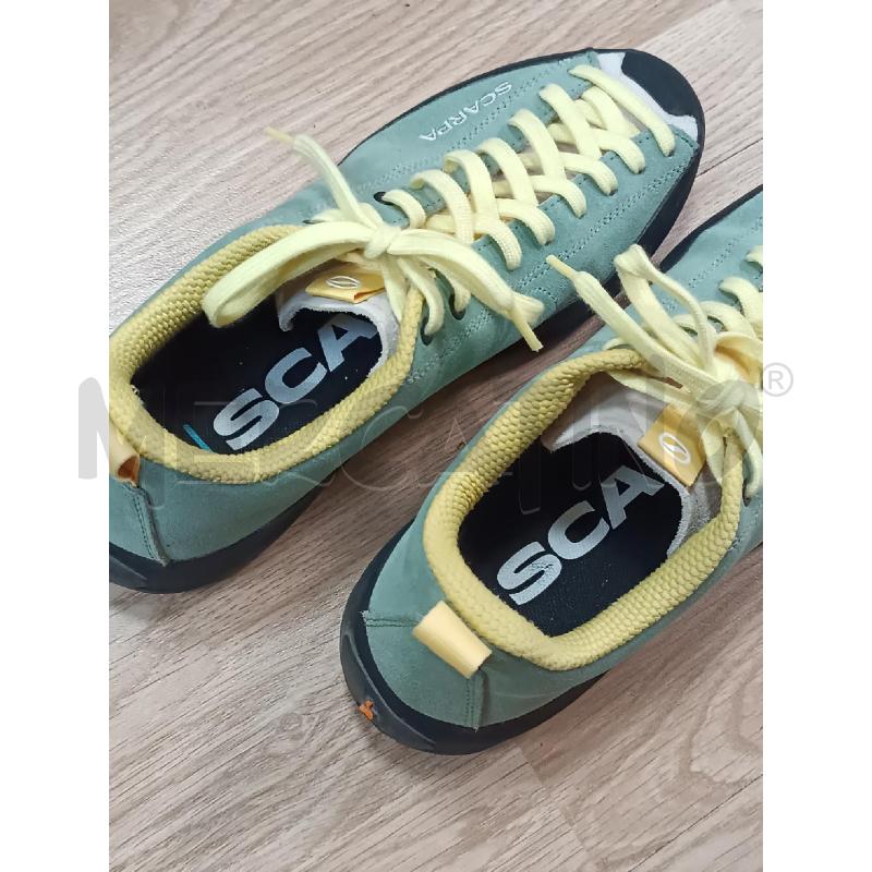 SCARPE DONNA SCARPA VERDE SALVIA E GIALLO  | Mercatino dell'Usato Torino tenivelli 2