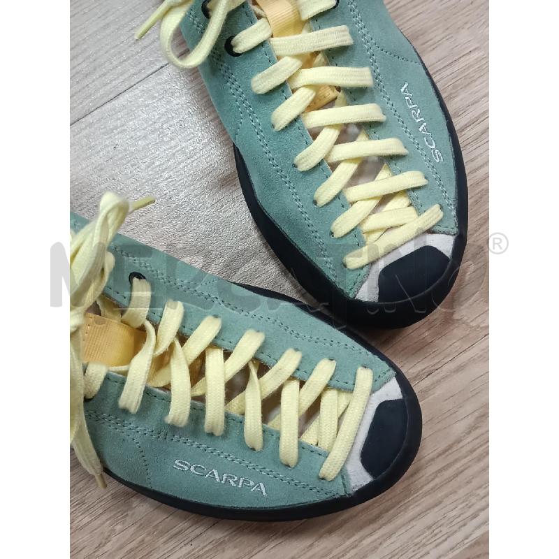 SCARPE DONNA SCARPA VERDE SALVIA E GIALLO  | Mercatino dell'Usato Torino tenivelli 3