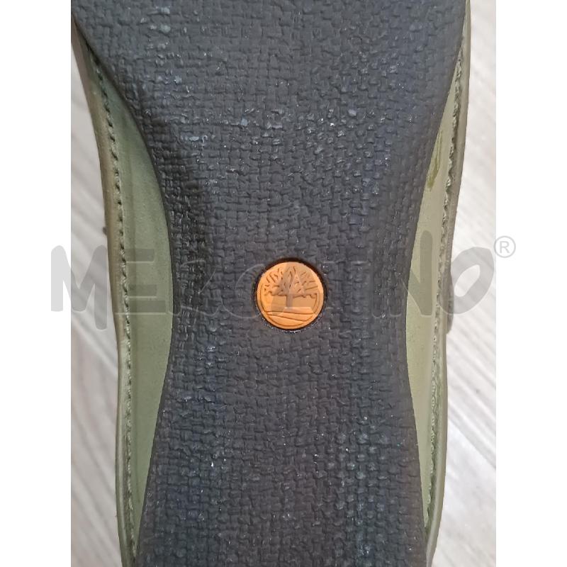 SCARPE DONNA TIMBERLAND MARRONE SCAMOSCIATE CHIUSURA VERDE | Mercatino dell'Usato Torino tenivelli 5