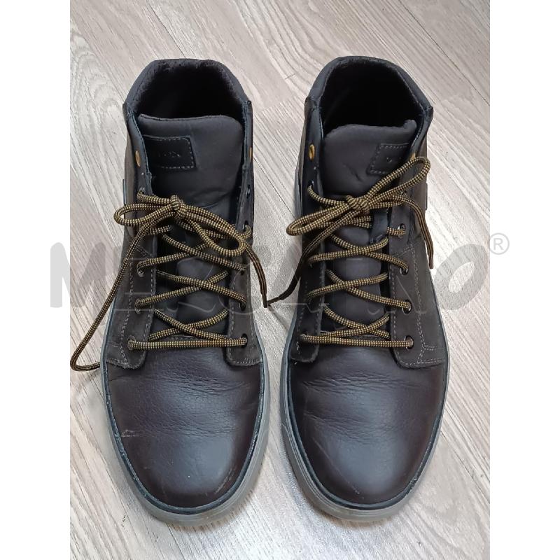 SCARPE UOMO GEOX MARRONE LACCI ARANCIONE AMPHIBIOX | Mercatino dell'Usato Torino tenivelli 1