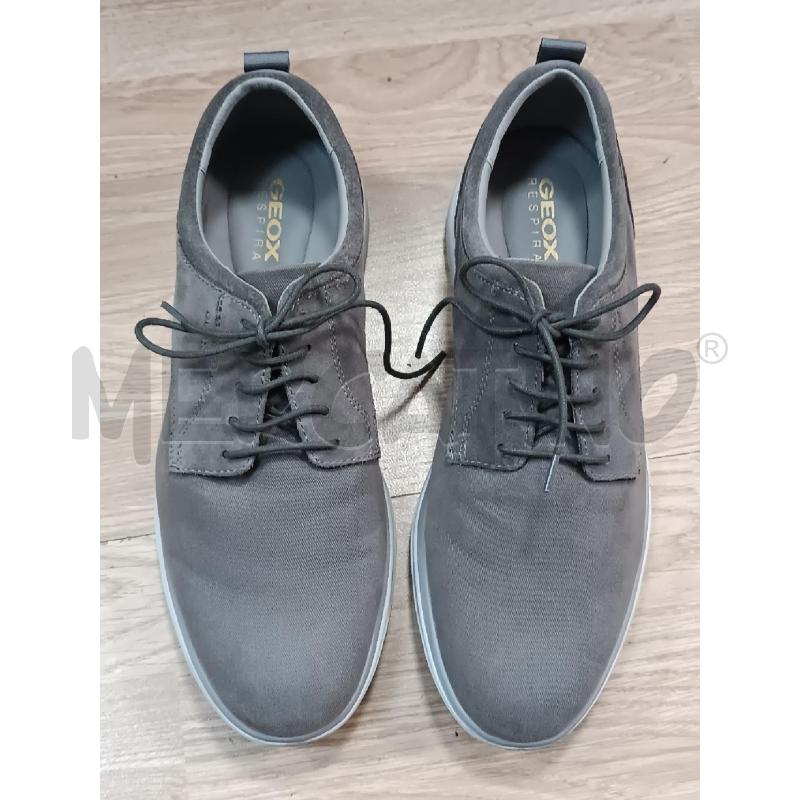 SCARPE UOMO GEOX TESSUTO GRIGIO  | Mercatino dell'Usato Torino tenivelli 1