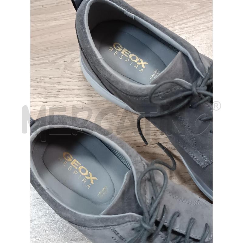 SCARPE UOMO GEOX TESSUTO GRIGIO  | Mercatino dell'Usato Torino tenivelli 2