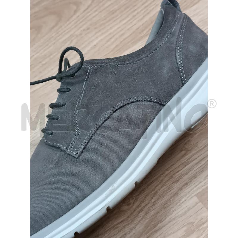 SCARPE UOMO GEOX TESSUTO GRIGIO  | Mercatino dell'Usato Torino tenivelli 5