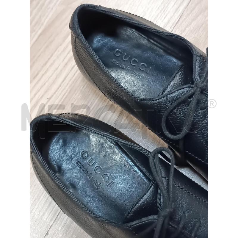 SCARPE UOMO GUCCI NERE IN PELLE  | Mercatino dell'Usato Torino tenivelli 4