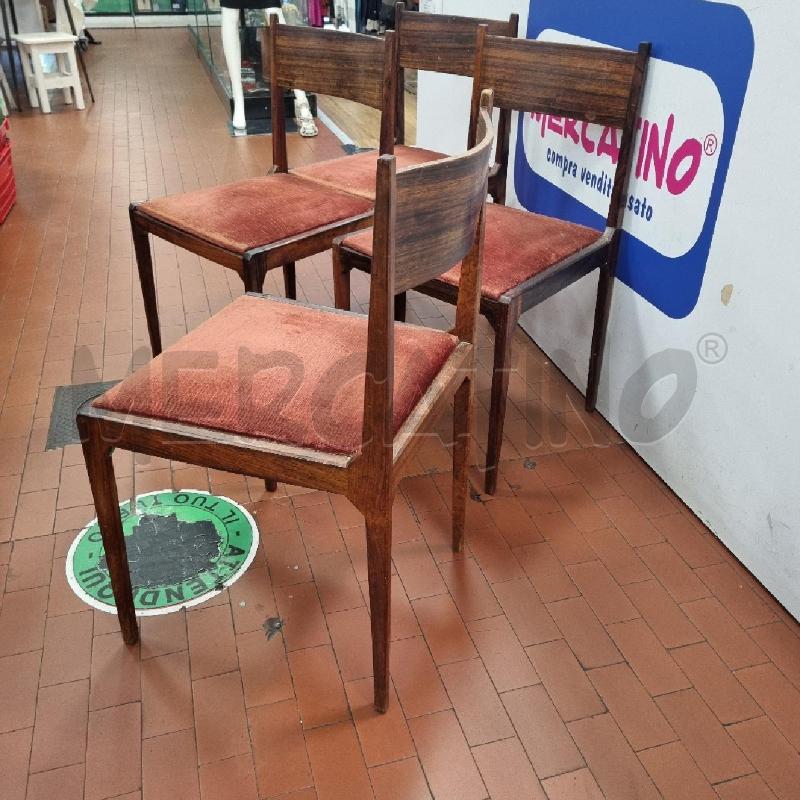 SEDIE PZ. 4 PALISSANDRO VINTAGE | Mercatino dell'Usato Torino tenivelli 4