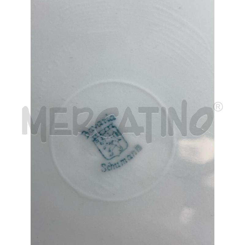 SERVIZIO DA DOLCE BAVARIA 5+1 MARRONE FRUTTA STAMPATA  | Mercatino dell'Usato Torino tenivelli 4