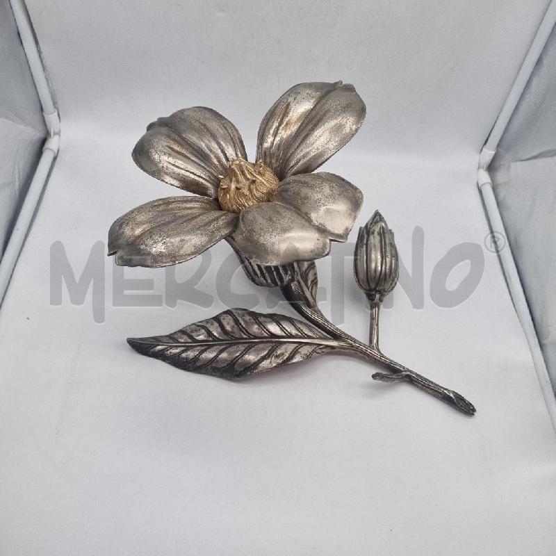 SET DA FUMO EPOCA FORMA FIORI PELTRO PORTASIGAR +POSACENERI | Mercatino dell'Usato Torino tenivelli 1