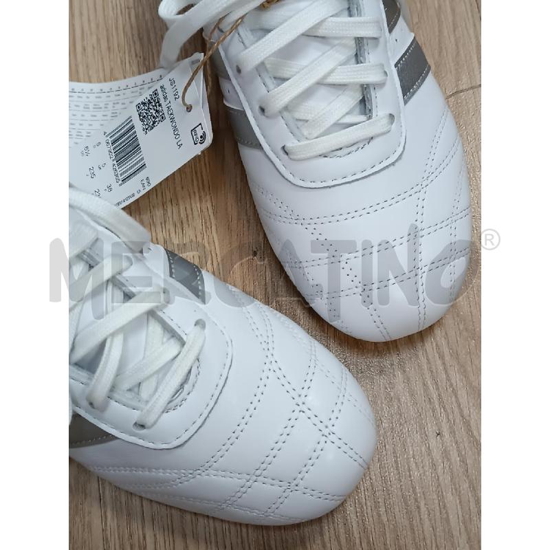 SNEAKERS DONNA ADIDAS BIANCHE RIGHE ARGENTATE  | Mercatino dell'Usato Torino tenivelli 3