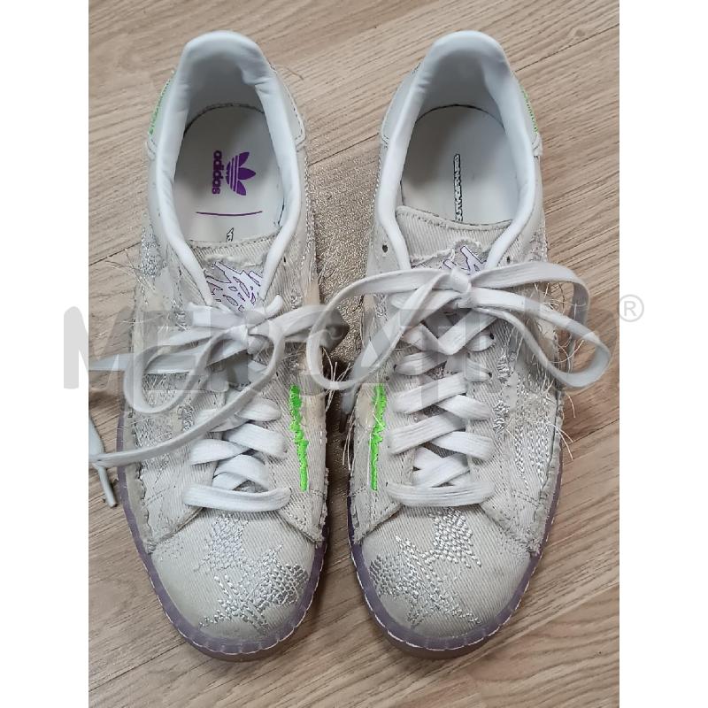 SNEAKERS DONNA ADIDAS BIANCO PANNA FILI  | Mercatino dell'Usato Torino tenivelli 1