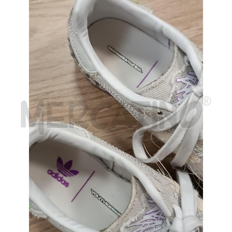 SNEAKERS DONNA ADIDAS BIANCO PANNA FILI  | Mercatino dell'Usato Torino tenivelli 4