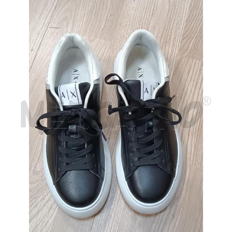 SNEAKERS DONNA ARMANI EXCHANGE NERE PLATEAU BIANCO  | Mercatino dell'Usato Torino tenivelli 1