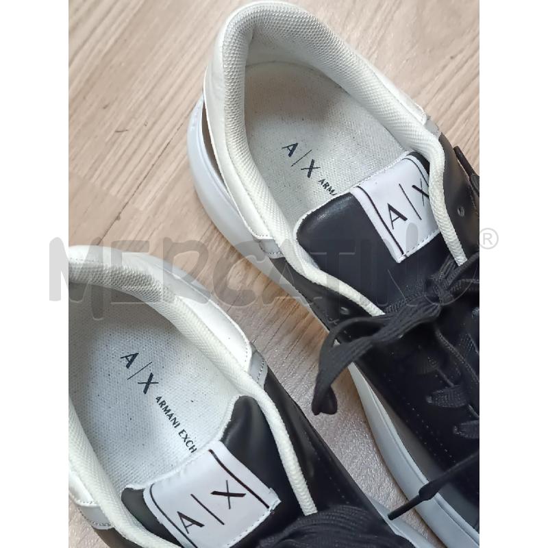 SNEAKERS DONNA ARMANI EXCHANGE NERE PLATEAU BIANCO  | Mercatino dell'Usato Torino tenivelli 4
