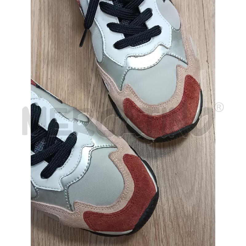 SNEAKERS DONNA ATLANTIC STARS GRIGIO BORDEAUX ROSANTICO  | Mercatino dell'Usato Torino tenivelli 3