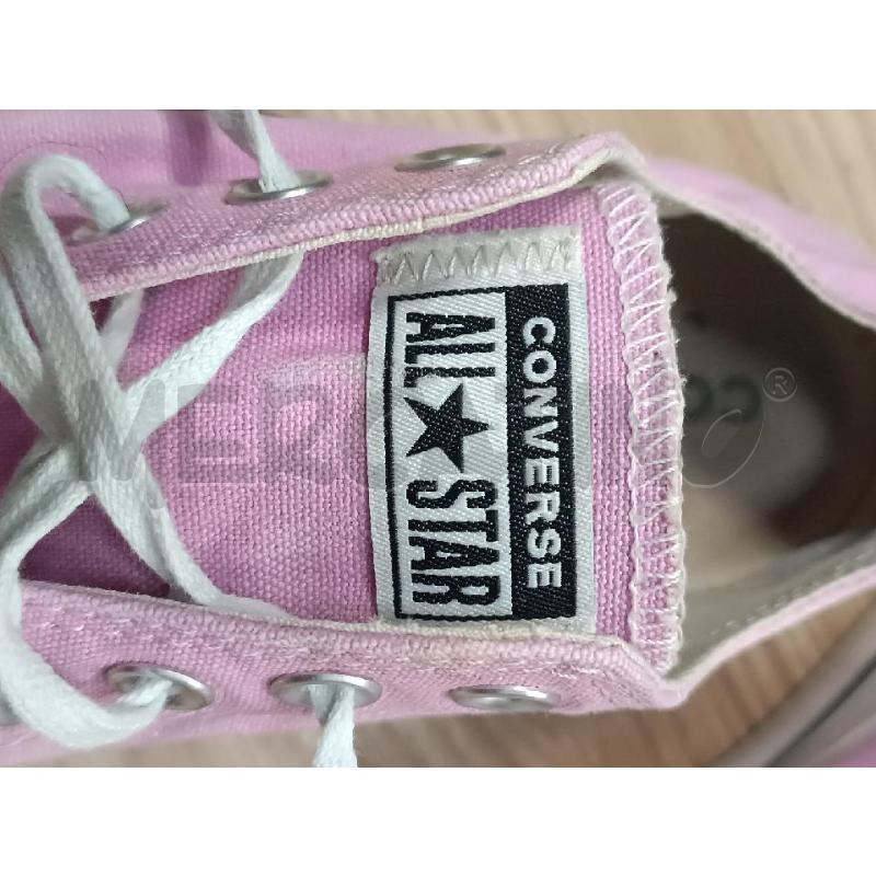 SNEAKERS DONNA CONVERSE BASSE A ZEPPA ROSA  | Mercatino dell'Usato Torino tenivelli 5