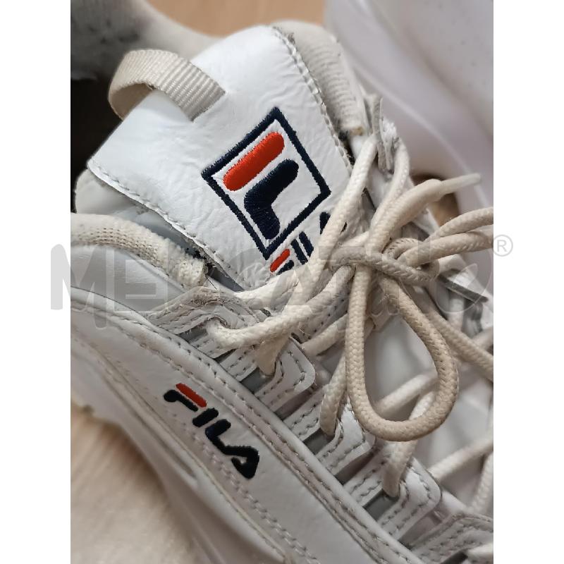 SNEAKERS DONNA FILA BIANCHE A ZEPPA ALTA  | Mercatino dell'Usato Torino tenivelli 4