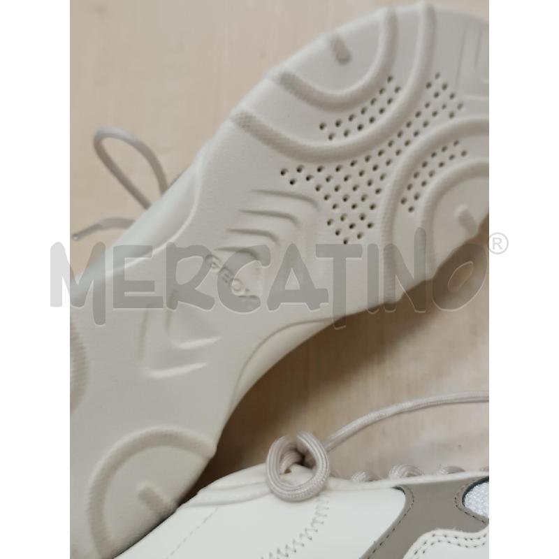 SNEAKERS DONNA GEOX BEIGE BIANCHI INTERNO MARRONE  | Mercatino dell'Usato Torino tenivelli 5