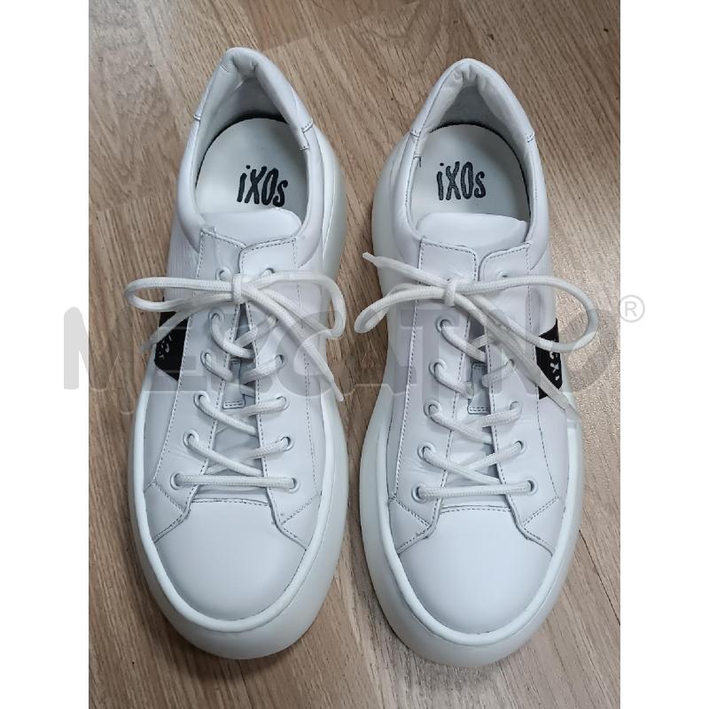 SNEAKERS DONNA IXOS PELLE BIANCA  | Mercatino dell'Usato Torino tenivelli 1