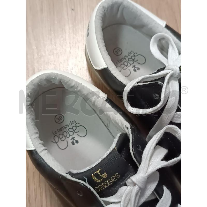 SNEAKERS DONNA LE TEMPS DES CERISES NERO INSERTO BIANCO  | Mercatino dell'Usato Torino tenivelli 3