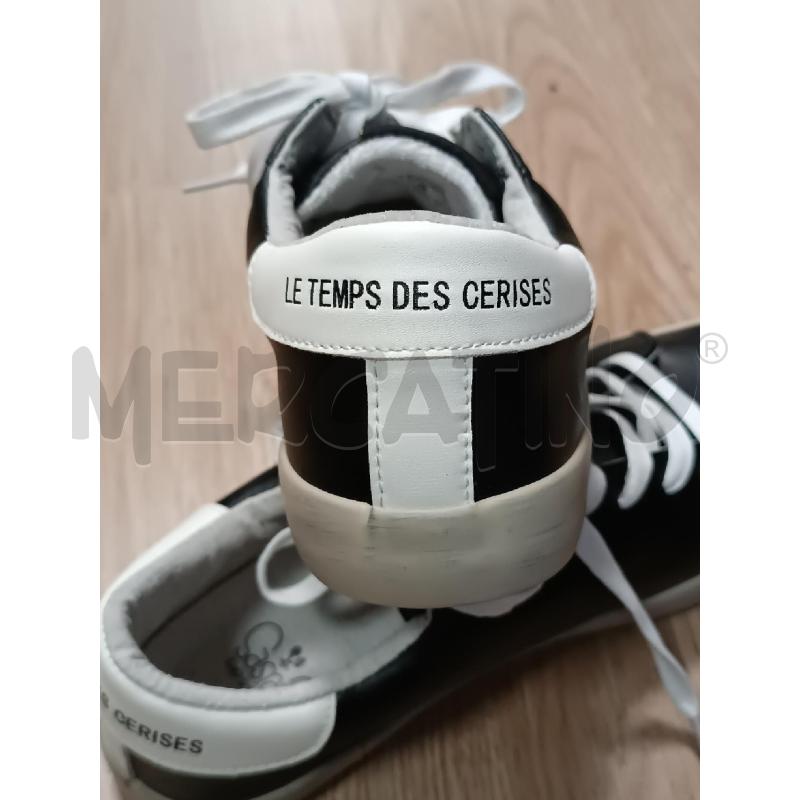 SNEAKERS DONNA LE TEMPS DES CERISES NERO INSERTO BIANCO  | Mercatino dell'Usato Torino tenivelli 4