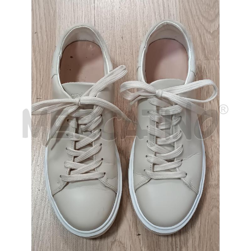 SNEAKERS DONNA MARC O'POLO BEIGE BIANCHI VERA PELLE | Mercatino dell'Usato Torino tenivelli 1