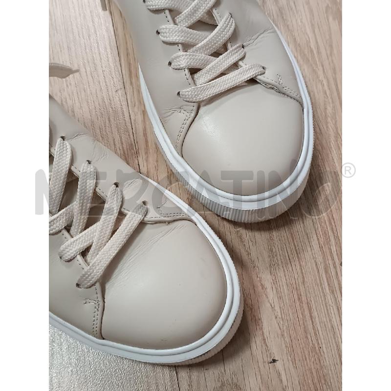 SNEAKERS DONNA MARC O'POLO BEIGE BIANCHI VERA PELLE | Mercatino dell'Usato Torino tenivelli 2